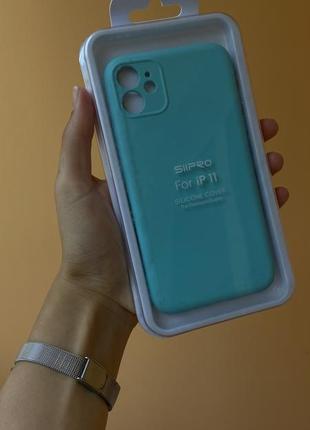 Новые чехлы для iphone 11 (silicone case с защитой камеры и микрофиброй)
