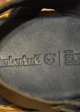 Лаконічні комфортні темно-сірі шкіряні босоніжки Timberland сша 39 р.4 фото