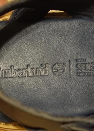 Лаконичные комфортные темно-серые кожаные босоножки timberland сша 39 р.4 фото