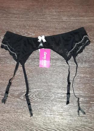 Брендовый новый красивый пояс для чулок р.12 /38 от curvyизна