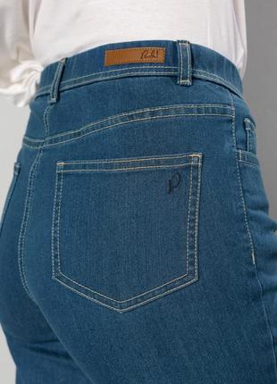 Новые вышитые супер красивые джинсы-капри рр 50 европ.наш 56-58-60 бренд paola4 фото