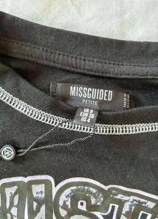 Черный укороченный свитшот от missguided3 фото