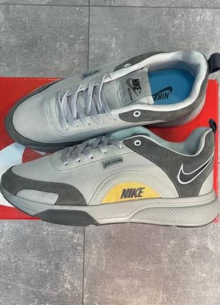 Крутые мужские спортивные кроссовки в стиле найк nike air zoom classic milk молочные белые качественные стильные удобные5 фото