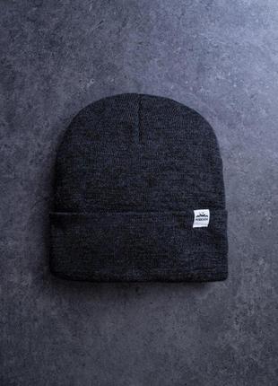 Шапка pobedov s podvorotom, антрацит