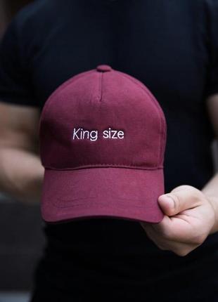 Кепка pobedov cap king size, бордовий