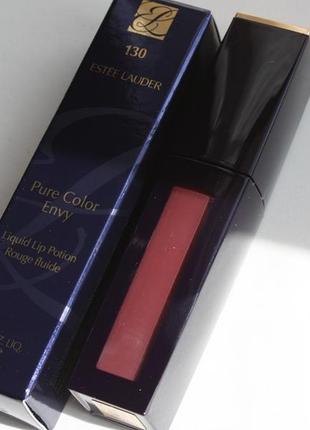 Жидкая губная помада estee lauder pure color envy liquid lip potion 130 bitter sweet