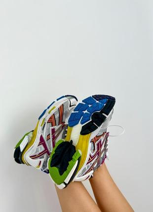 Круті люксові кросівки runner trainer multicolor8 фото