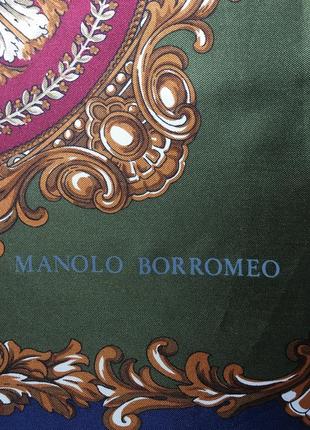 Платок шелк италия manolo borromeo