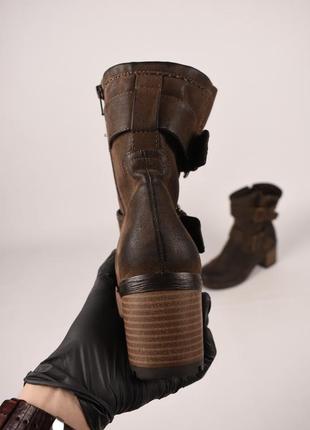Sonoma женские сапоги кожаные коричневые на ремнях американские размер 385 фото