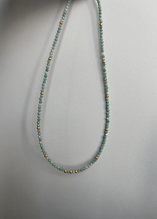 Намисто, амазоніт 43см