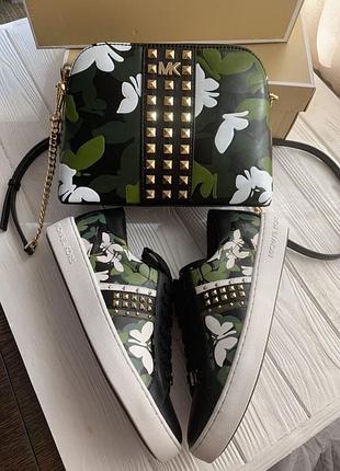 keaton butterfly camo leather sneaker