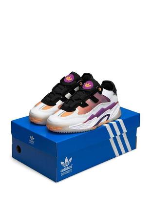 Жіночі кросівки adidas niteball white black pink10 фото