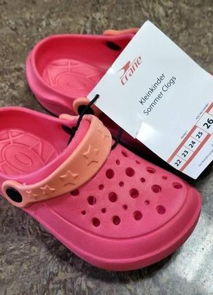 Crane сабо сандалии кроксы для малышей детей р. 25-26-29