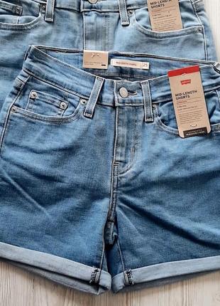 Шорты джинсовые levi's1 фото