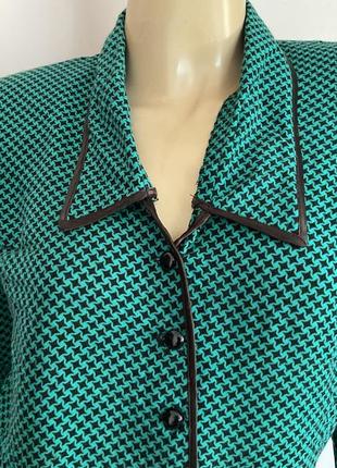 Винтажная красивая блузка handmade / m- l3 фото