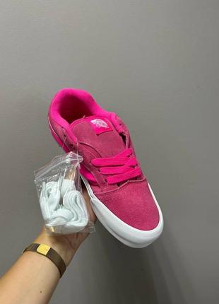 New ✅️ замшевые, розовые кеды vans knu pink4 фото