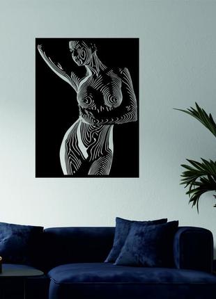 Декоративне настінне панно «жіноче тіло», декор на стіну2 фото