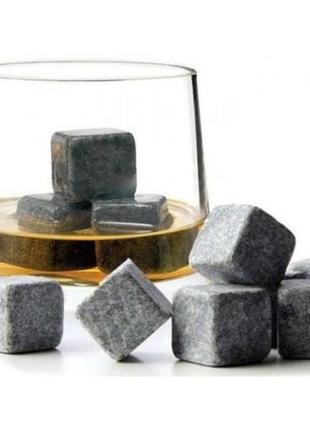 Камені для віскі whiskey stones з стеатита (9шт)