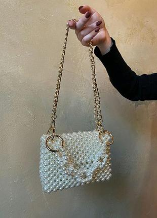 Сумочка из бусин ручная работа