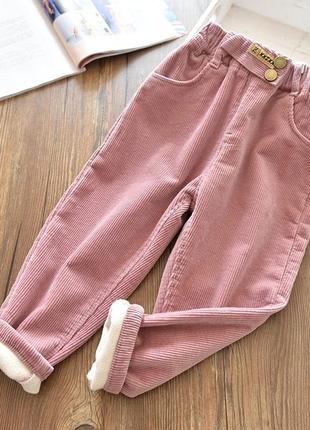 Стильные утепленные брюки на флисе2 фото