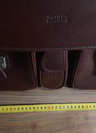 Кожаный портфель винтажный8 фото