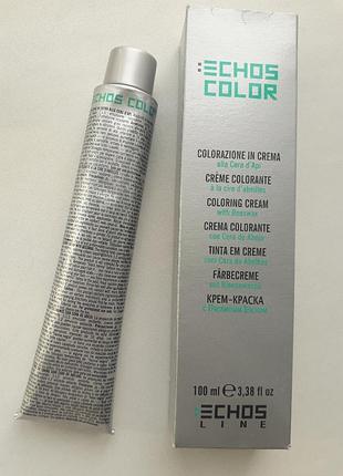 Фарба для волосся з бджолиним воском echosline 7.8 blonde matte матовий блондин
