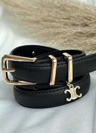 Ремень пояс женский кожаный в стиле спелый celine / ремень пояс женский в стиле celine