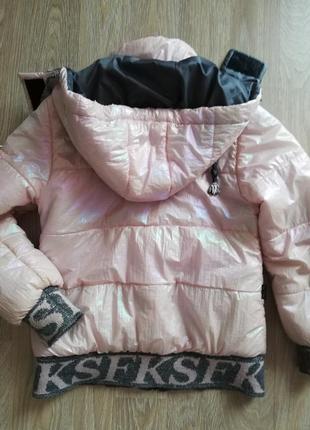 Демосезонная курточка, р. 140см3 фото