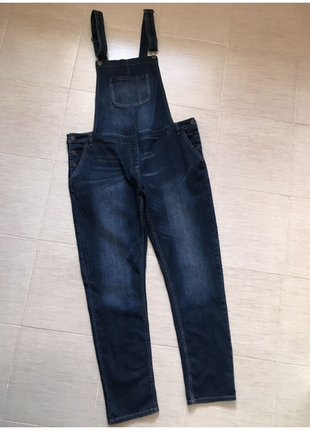 Джинсовый полукомбинезон от next jeans. uk 16, eur 462 фото