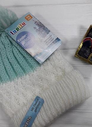 Шапочка на девочку до 4-х лет lupilu на флисе