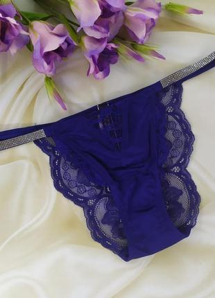 Трусики со стразами victoria secret