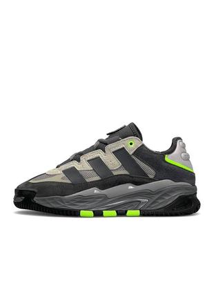 Чоловічі кросівки adidas niteball  gray light green