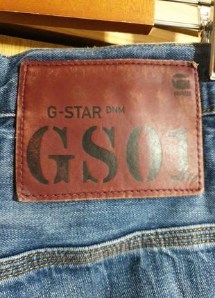 Топовые джинсы на болтах g - star raw7 фото
