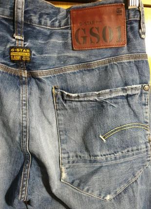 Топовые джинсы на болтах g - star raw8 фото