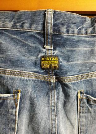 Топовые джинсы на болтах g - star raw6 фото