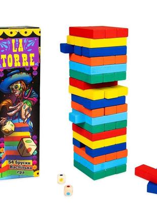 Детская настольная игра "la torre" strateg 30758 развивающая игра
