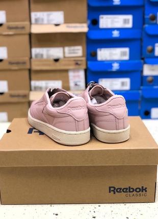 Кроссовки reebok club c 85 zip "shell pink" (bs6606) / оригинал3 фото