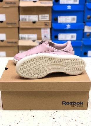 Кроссовки reebok club c 85 zip "shell pink" (bs6606) / оригинал4 фото