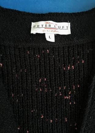 Теплый кардиган-кофта-пиджак с пряжкой peter luft8 фото