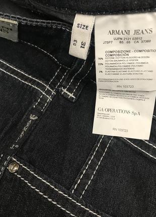 Джинсы armani jeans. оригинал. размер 31, м.5 фото