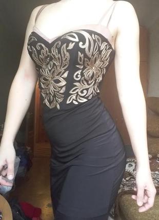 Элегантное супер вечернее платье 2 в 1 с корсетом  на новый год2 фото
