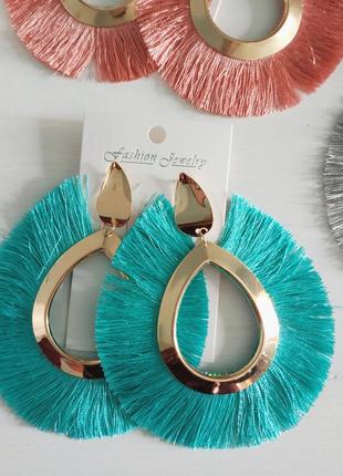 Сережки кисточки
