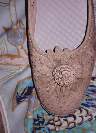 Бежеві стильні туфлі балетки мокасини сліпони, жіноче взуття, жіночий одяг, розпродаж4 фото