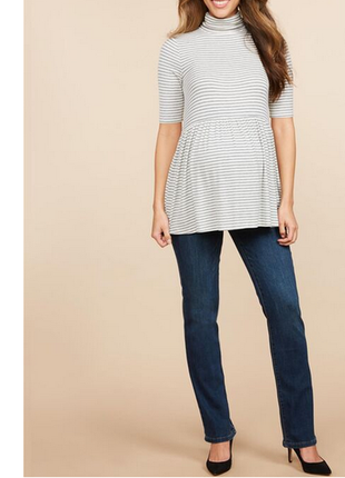 Прямі щільні джинси для вагітних для вагітних mamas&papas