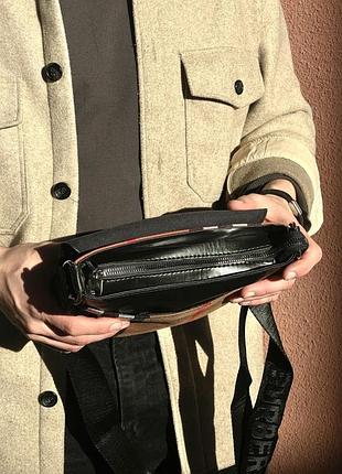 Месенджер шкіряний burberry 8