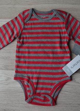 Детские боди бодики с длинным рукавом на мальчика фирмы сarters