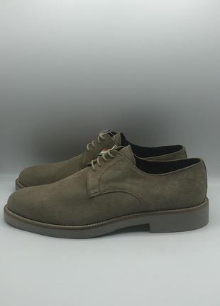 Оригінальні чоловічі замша класичні туфлі від фірми edoardo cincotti1 фото