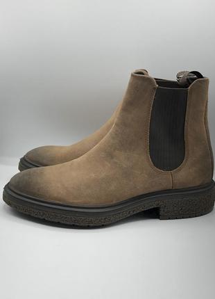 Оригінальні чоловічі шкіряні черевики челсі в розмірі 44
