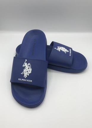 Оригінальні чоловічі шльопанці u.s.polo assn1 фото