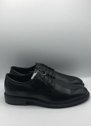 Оригінальні шкіряні чоловічі туфлі класичні розмір 43